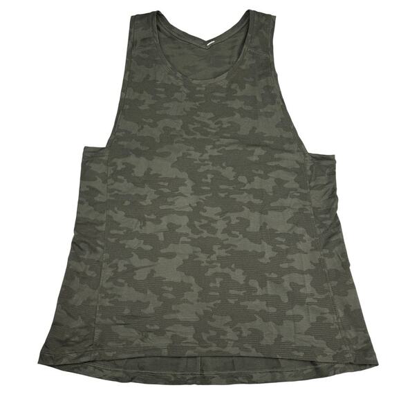 LULULEMON Run For Days Tank Deep Camo Sz 4 - Picture 7 of 9